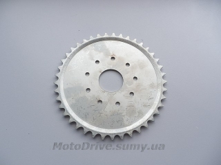 Звезда трансмиссии (задняя) веломотора 41 зуба.