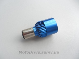 Лампа фари BA20D діодна 12V 9 W Ява стара, скутер.