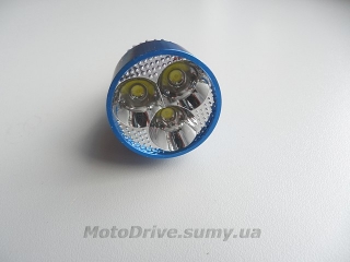 Лампа фари BA20D діодна 12V 9 W Ява стара, скутер.