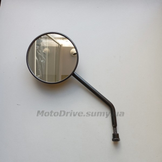 Зеркало Дельта (черный + черная ножка, 1шт, М8).