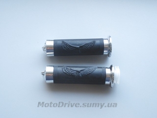 Ручки руля (пара, резиновые) Орел.