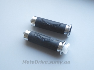 Ручки руля (пара, резиновые) Орел.