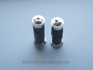 Ручки руля (пара, резиновые) Орел.