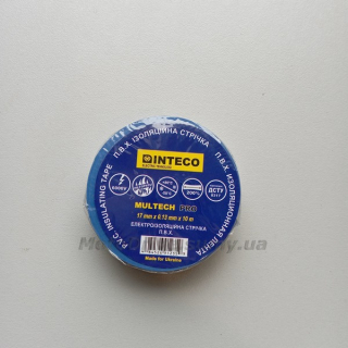Ізолента Inteco (чорна, 10 м).