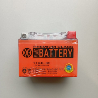 Акб 12V 4А  гелевый (114x70x85, оранжевый) Vland.