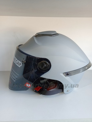 Шлем David открытый, серый.