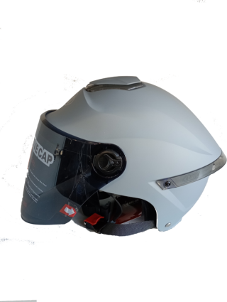 Шлем David открытый, серый.