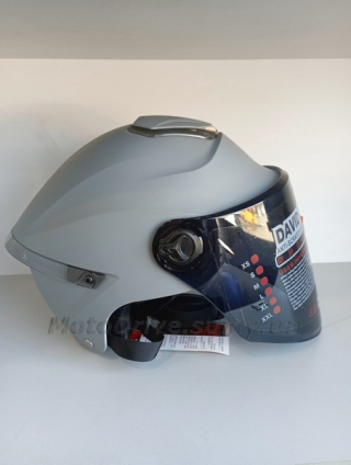 Шлем David открытый, серый.