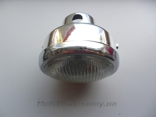 Фара кругла (хром, O160 мм) Дельта, Альфа.