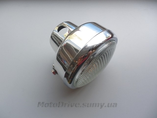 Фара кругла (хром, O160 мм) Дельта, Альфа.