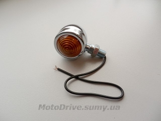 Поворот мото ретро (хром, 1шт).