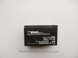 Акб 12V 7А кислотний (151x66x95, чорний).