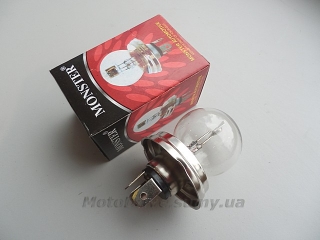 Лампа фари 12v 45/45w на мотоцикли Іж, МТ.