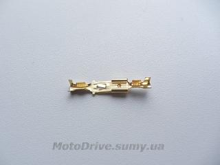 Клемма плоская (папа + мама, латунь).