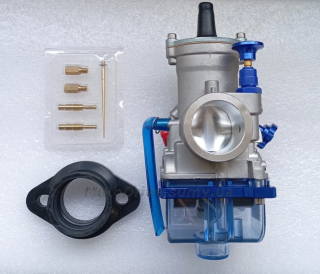 Карбюратор Sport PWK 30 ( Ø 30 мм, ручне підкачування, прозорий піддон) KEIHIN.