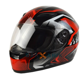 Шлем IROS HD-07B (интеграл) Gloss Black/Red.