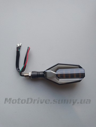 Поворот мото LED (L-135 мм, 1 шт).