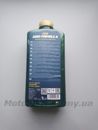 Масло Mannol 2T Agro Formula H (1L).