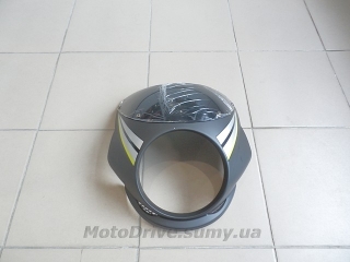 Обтічник на мотоцикл (чорний, під круглу фару).