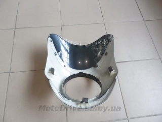 Обтічник на мотоцикл (чорний, під круглу фару).