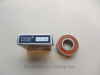 Подшипник 6203-2RS KG (закрытый, Индия).