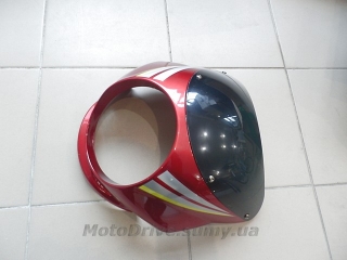 Обтічник на мотоцикл (червоний, під круглу фару).