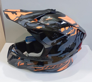 Шолом IROS HD-806 (кросовий) gloss Black/Orange.