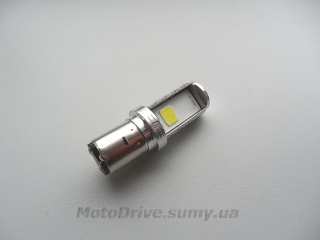 Лампа фары BA20D диодная 12V 9 W Ява, скутер.