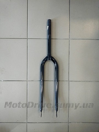 Вилка велосипедная жесткая Украина (Ø28, черная ).