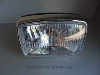 Фара квадратна (165×115, чорна) Дельта.