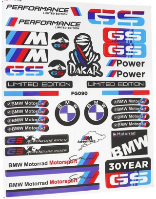 Наклейки BMW (25х30см).