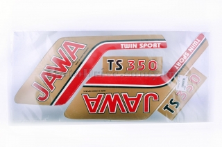 Наклейки Ява (47х23см, бронзовые).