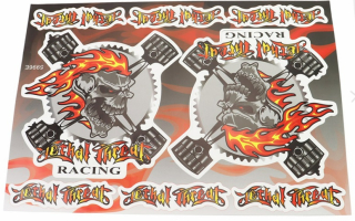 Наклейки RACING (32х23 см).