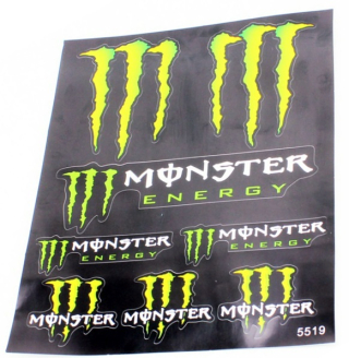 Наклейки Monster (20х25.5 см).