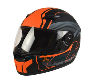 Шлем IROS HD-07B (интеграл) matt Black/Orange/Grey.