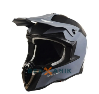 Шлем IROS HD-806 (кроссовый) matt Black/Grey.