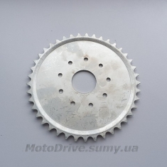 Звезда трансмиссии (задняя) веломотора 41 зуба.