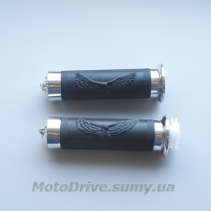 Ручки руля (пара, резиновые) Орел.