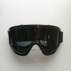 Кросові окуляри (чорні, тонований візор).