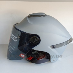 Шлем David открытый, серый.