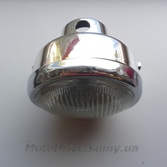 Фара кругла (хром, O160 мм) Дельта, Альфа.