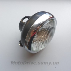 Фара кругла (чорна, Ø160 мм) Дельта, Альфа.