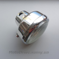 Фара кругла (хром, O160 мм) Дельта, Альфа.