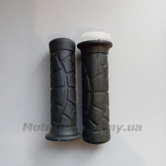 Ручки руля мопед, мото (пар, черный, L-130 мм).