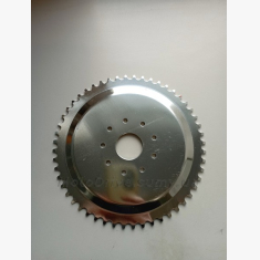 Звезда трансмиссии (задняя) веломотора 52 зуба.