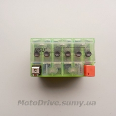 Акб 12V 4А  гелевый (113x69x85, зеленый) Msu.