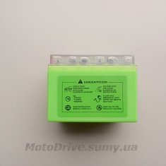 Акб 12V 4А  гелевый (113x69x85, зеленый) Msu.