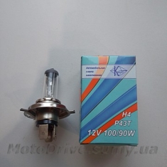Лампа фары H4 12v 100/90w ( галоген).