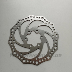 Диск тормозной велосипедный (Ø140 mm, на 6 болтов).