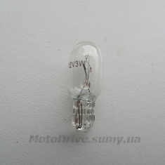 Лампа 12V 3W (біла, безцокольна).